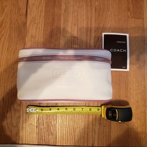 Coach Leather Cosmetic Bag